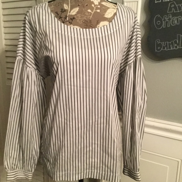 WORTHINGTON Striped scoop neck Top 🏷NWT🏷 - Picture 2 of 7